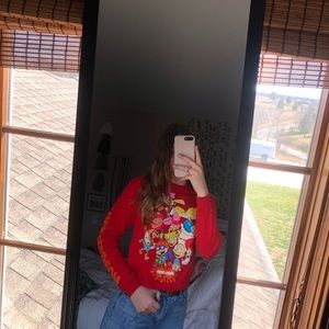 Nickelodeon long sleeve crop top